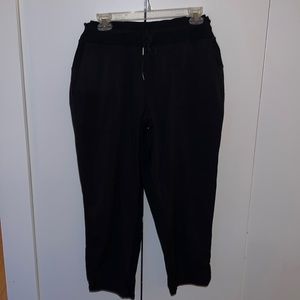 Black lululemon joggers size 10